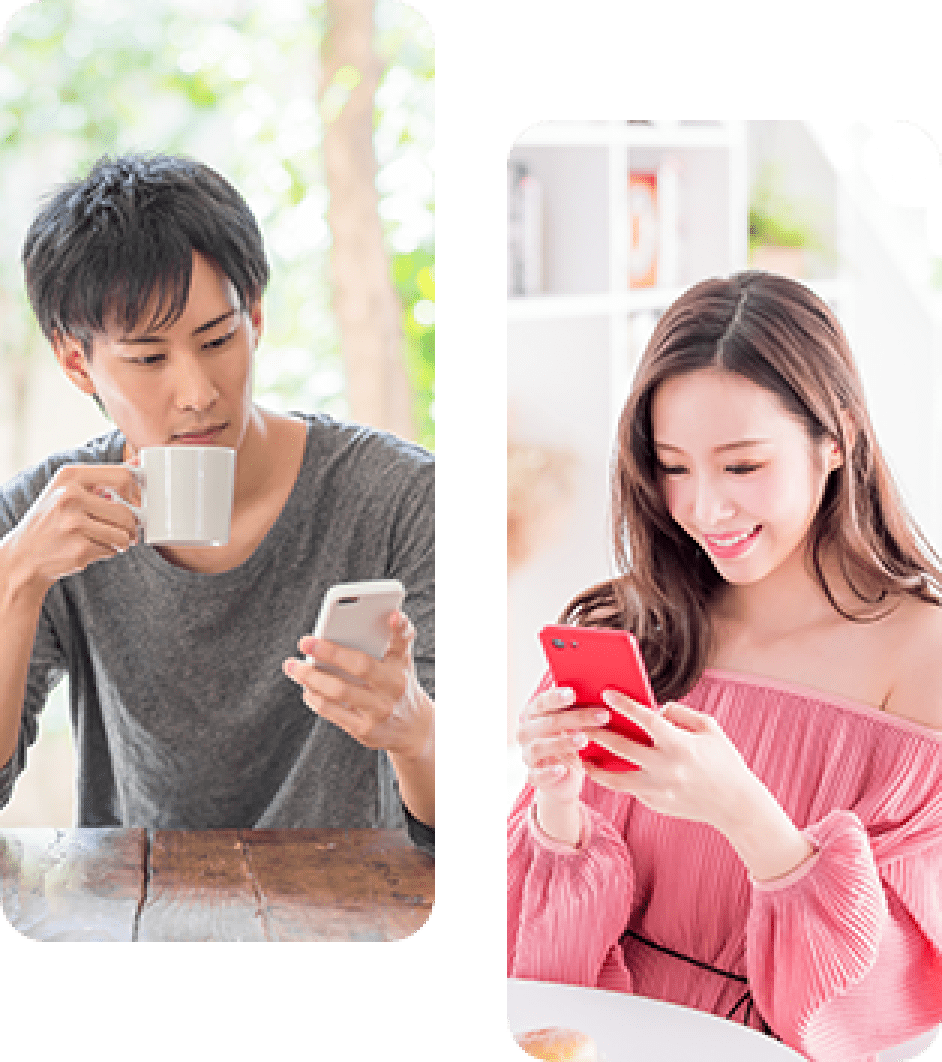 ファムのメッセージのやりとりイメージ